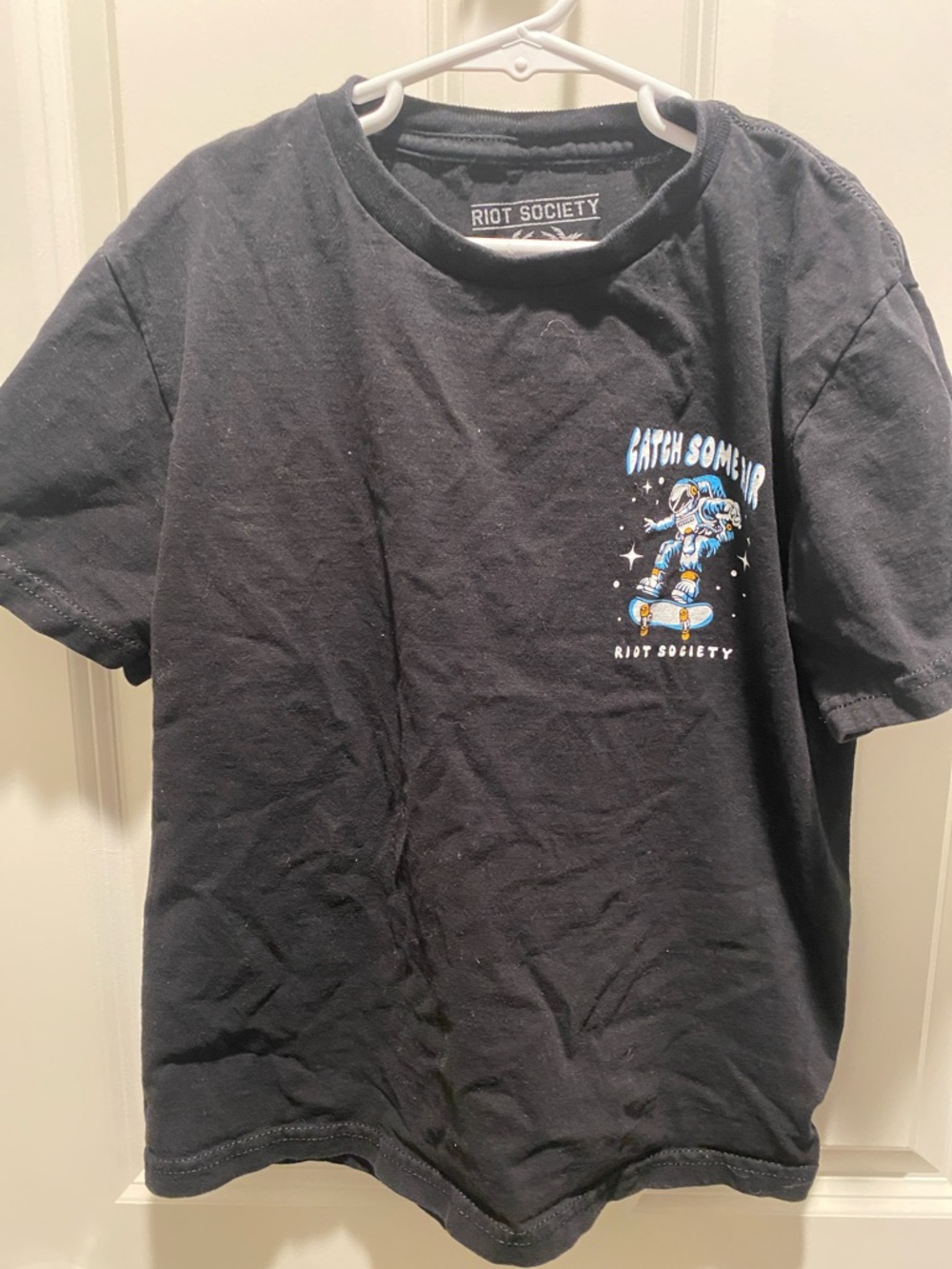 Riot Society Kids Black Tee EUC